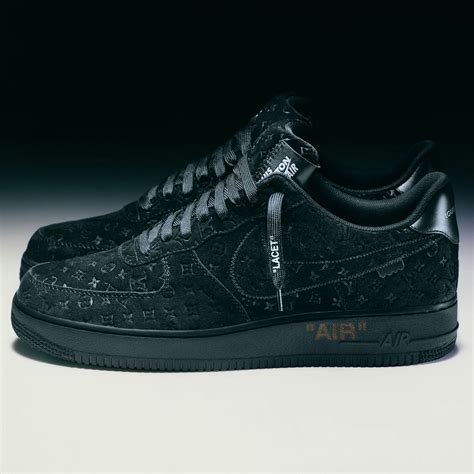 black lv air force 1